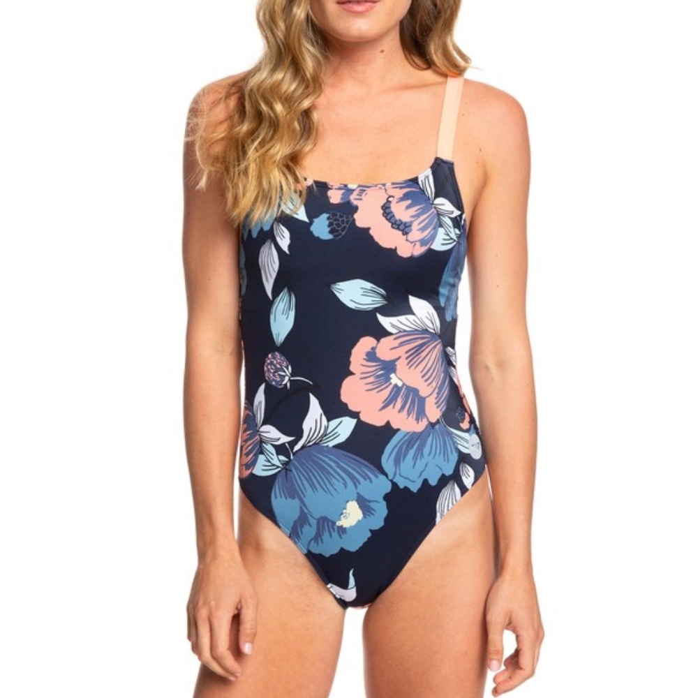 ROXY Fitness One-Piece Swimsuit Size SMALL